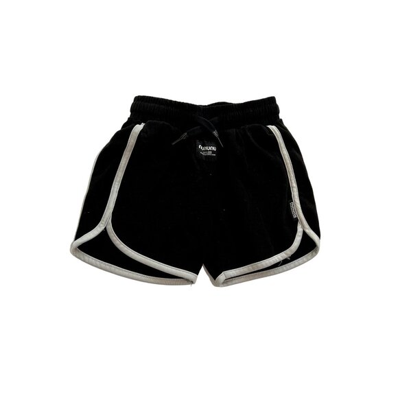 Nununu Retro Gym Shorts in Black - Picture 1 of 3